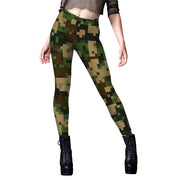 Women's camouflage digital print sweatpants, view 10 - MRSLM