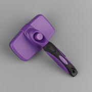 self-cleaning pet brush, view 3 - MRSLM