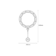 smart fitness hoop with weighted ball, view 9 - MRSLM
