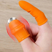 silicone thumb guard harvesting knife, view 8 - MRSLM