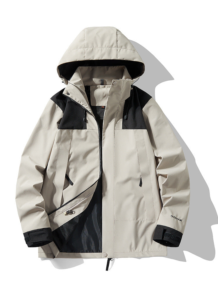 hooded waterproof outdoor jacket, view 8 - MRSLM