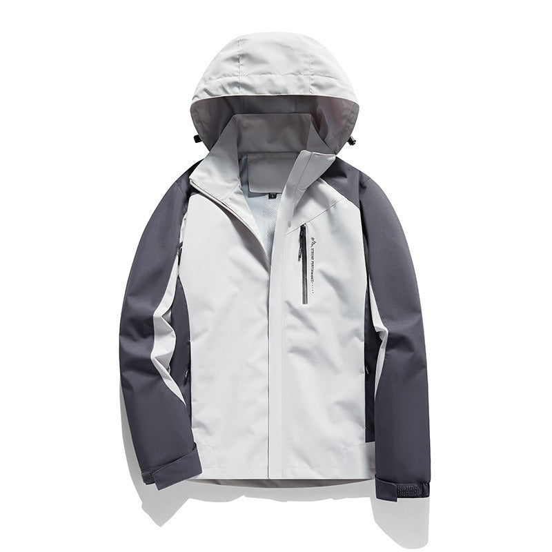 removable waterproof windproof hooded jacket, view 10 - MRSLM