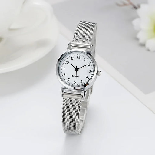 Silver stainless steel women's watch - MRSLM