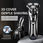 waterproof rotary electric shaver, view 2 - MRSLM