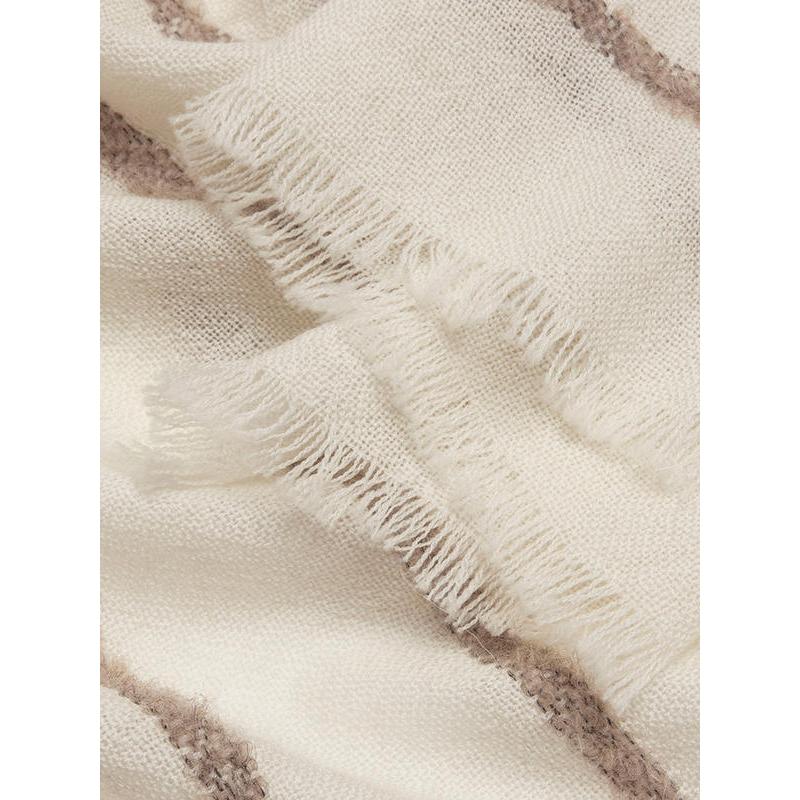 wool pashmina scarf with tassels, view 7 - MRSLM
