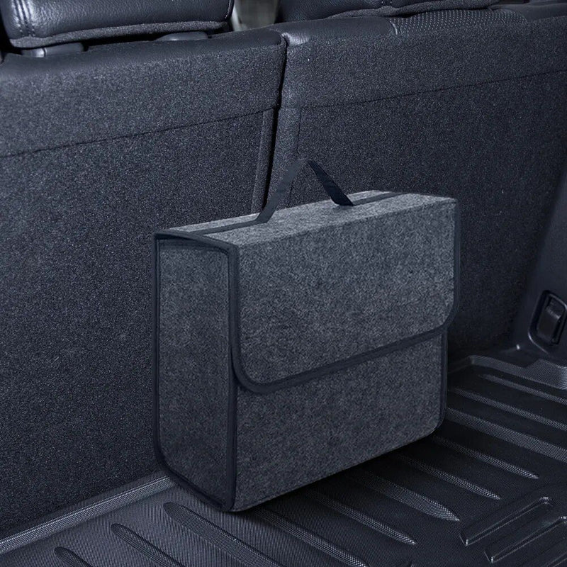 Folding car trunk organizer, view 4 - MRSLM