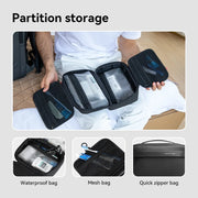 men's travel toiletry bag, view 7 - MRSLM
