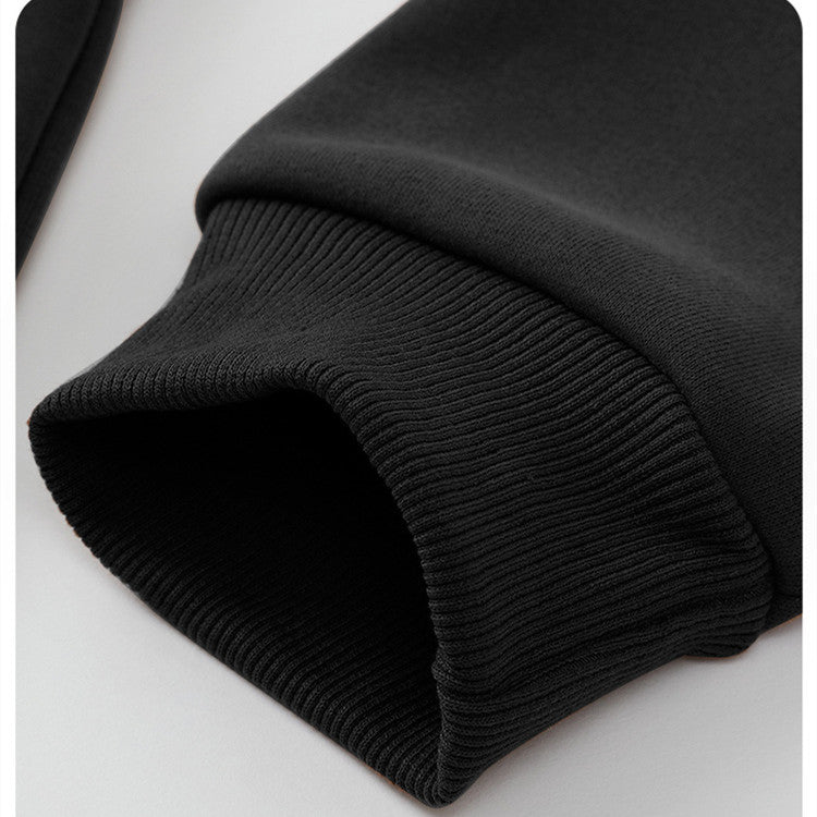 loose thick round neck sweatshirt, view 10 - MRSLM