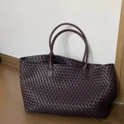 large PU shoulder tote bag, view 6 - MRSLM