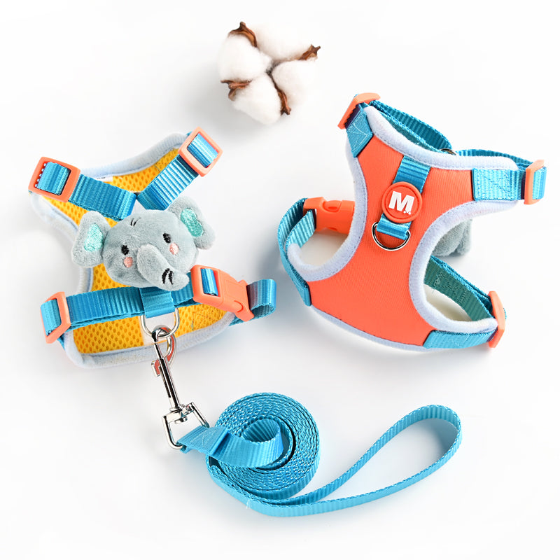 Elephant cartoon dog harness, view 7 - MRSLM