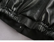PU leather jacket, view 6 - MRSLM