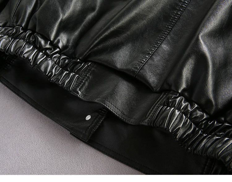 PU leather jacket, view 6 - MRSLM