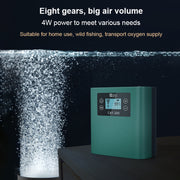 rechargeable aquarium aerator, view 7 - MRSLM