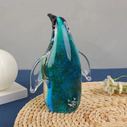 handmade glass penguin sculpture, view 4 - MRSLM