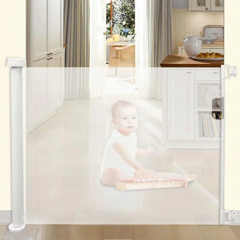 retractable pet gate for stairs, view 8 - MRSLM
