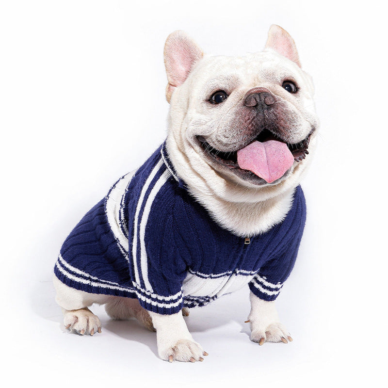 zipper pet cardigan, view 5 - MRSLM