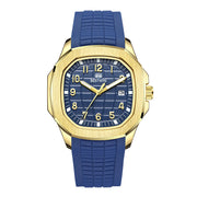 men's silicone strap sports watch, view 7 - MRSLM