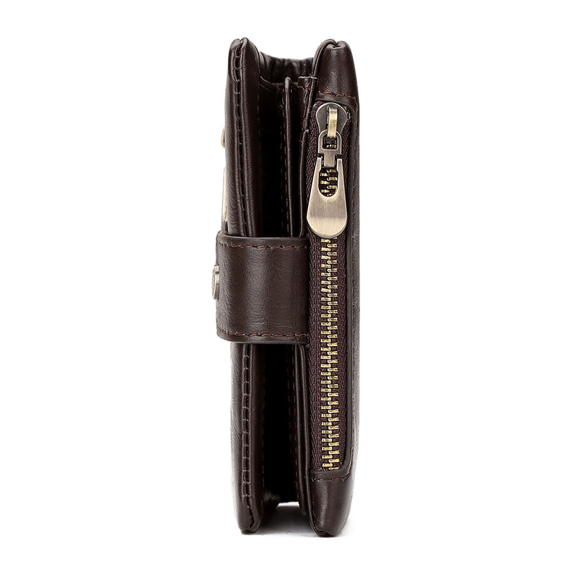 genuine leather slim wallet, view 9 - MRSLM