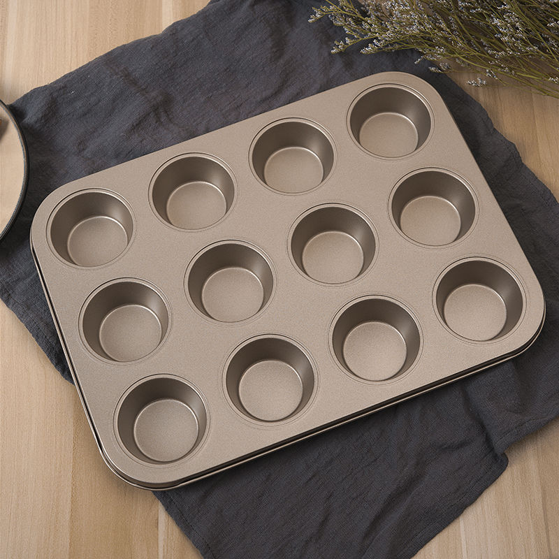12-cup metal cake mold, view 7 - MRSLM