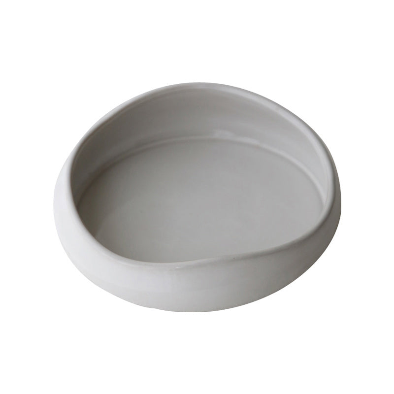 irregular ceramic fruit bowl, view 2 - MRSLM