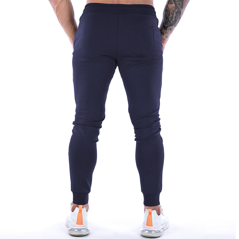 Sports Trousers Men's Solid Color Fitness