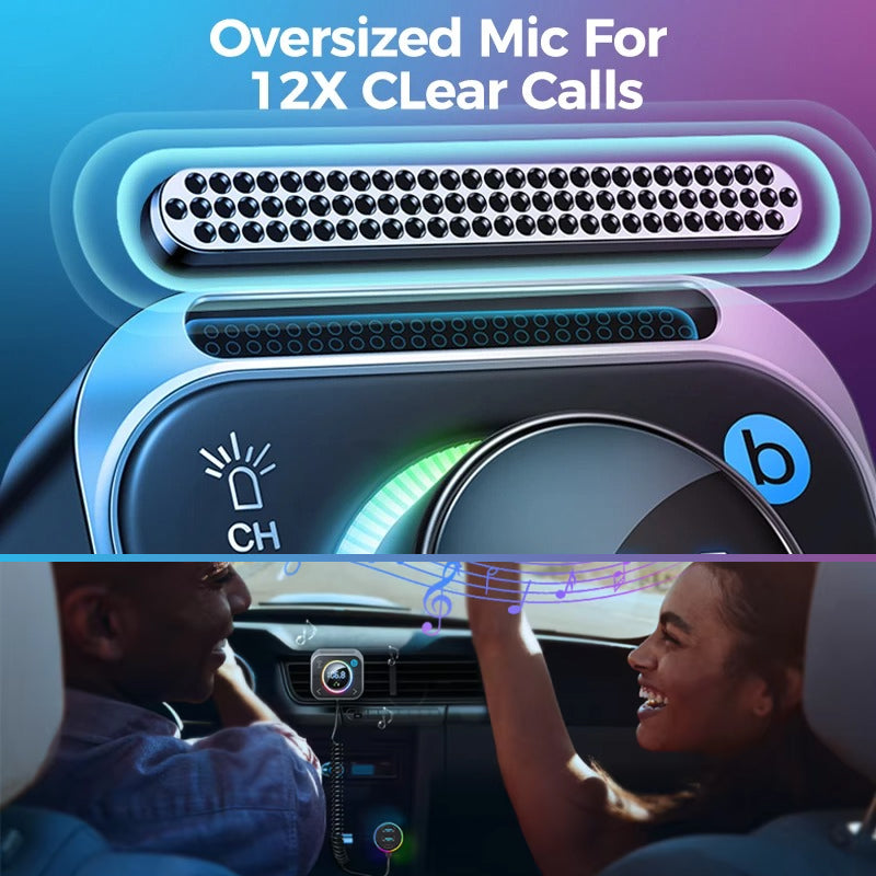 bluetooth 5.3 FM transmitter with AUX, view 7 - MRSLM