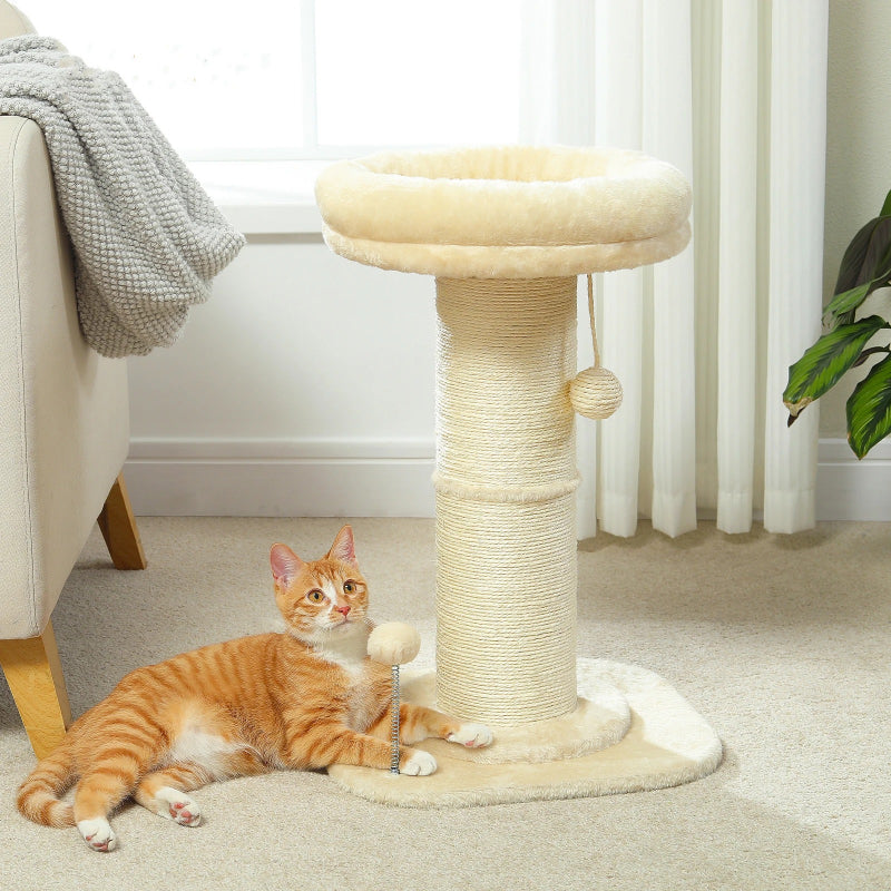 flower cat scratching post, view 11 - MRSLM