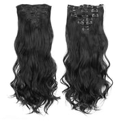 long wavy ombre clip-in hair extensions, view 7 - MRSLM