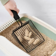 stainless steel cat litter scoop, view 3 - MRSLM