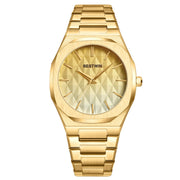 embossed dial men's watch, view 11 - MRSLM
