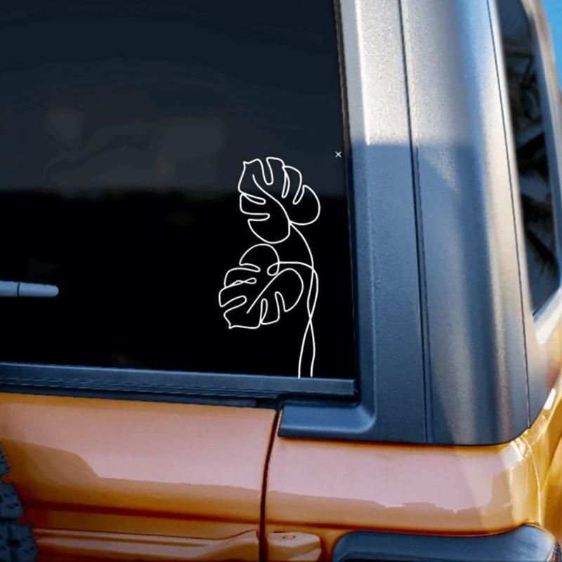 Monstera leaf vinyl decal - MRSLM