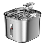 stainless steel cat water fountain, view 2 - MRSLM
