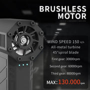 handheld turbo fan with led light, view 4 - MRSLM