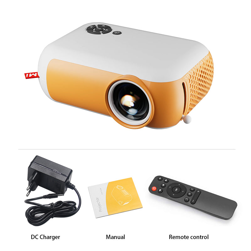 compact 3d led mini projector, view 2 - MRSLM