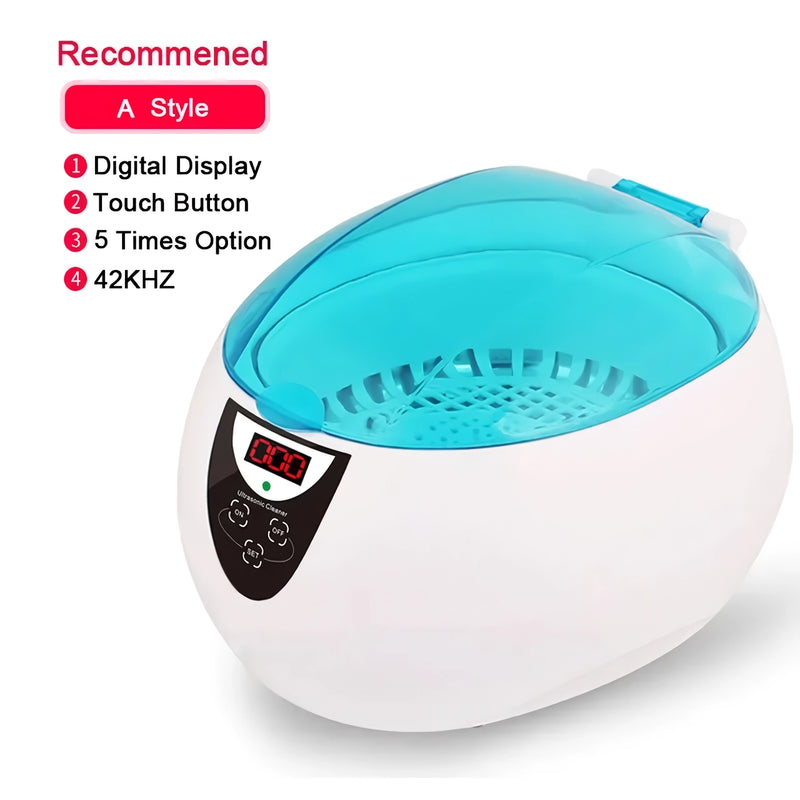 750ml ultrasonic jewelry cleaner, view 2 - MRSLM