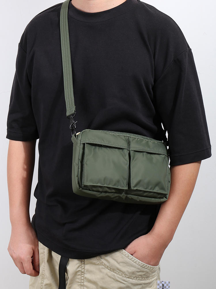 casual nylon sling crossbody bag, view 3 - MRSLM