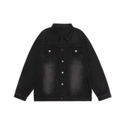 Men's washed denim jacket, view 9 - MRSLM