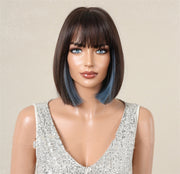 Women's bob wig with full bangs, view 5 - MRSLM