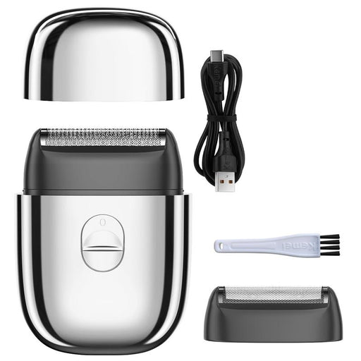 mini USB rechargeable electric shaver, view 2 - MRSLM