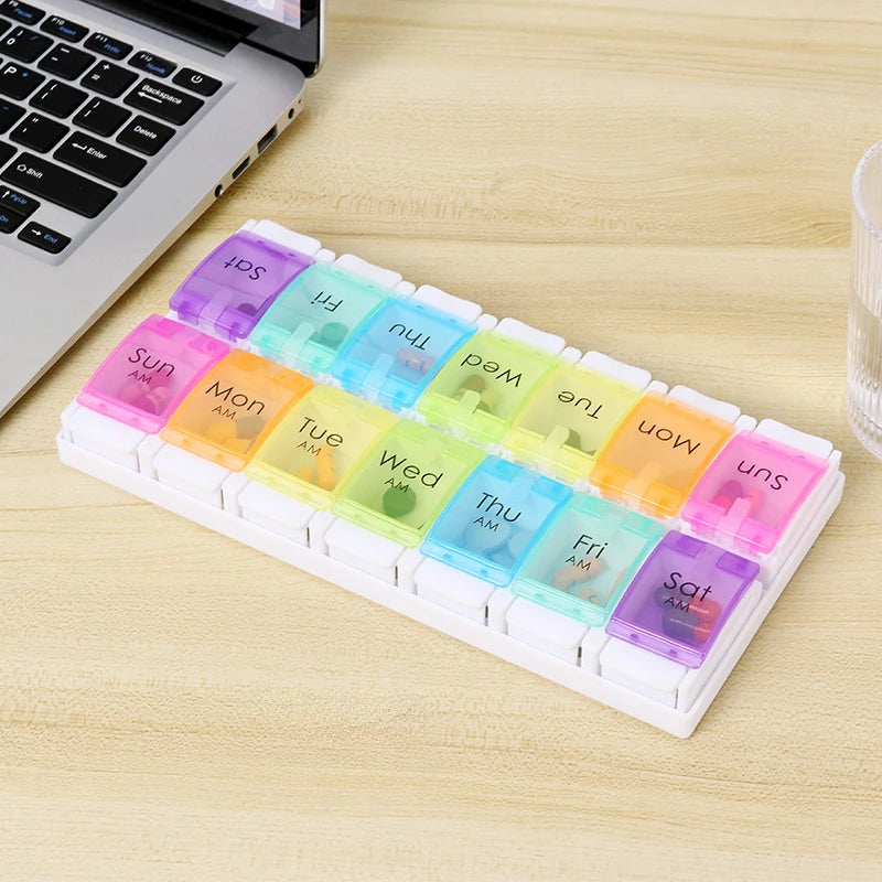 weekly AM/PM pill organizer, view 8 - MRSLM
