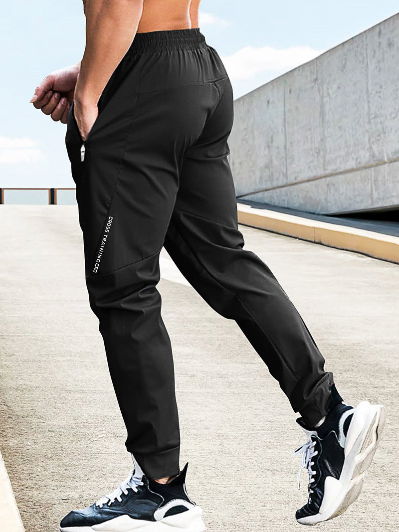 men's loose tapered sports pants, view 2 - MRSLM