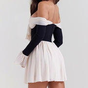 strapless backless mini dress, view 6 - MRSLM