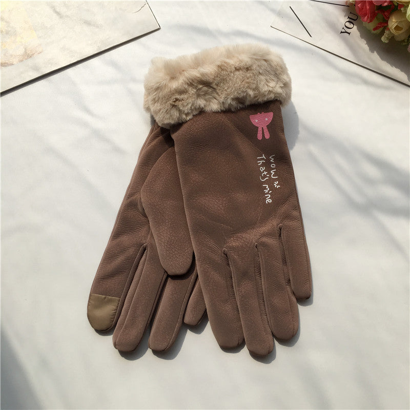 Women's fleece-lined riding gloves, view 6 - MRSLM