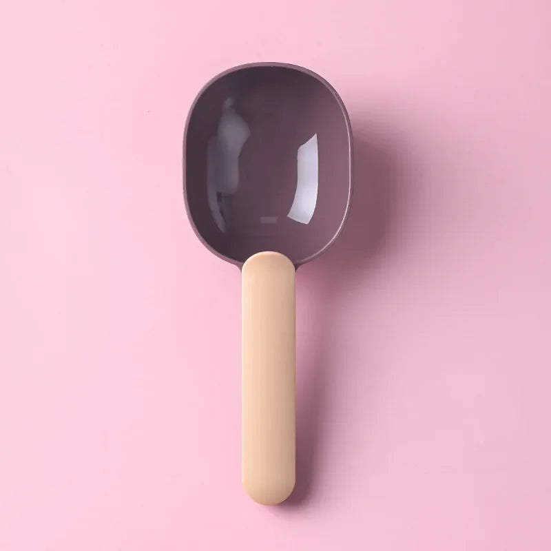 multifunction pet food scoop with sealing bag clip, view 6 - MRSLM