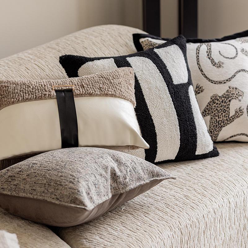 jacquard embroidered decorative pillow covers - MRSLM