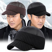 Men's winter earflap baseball cap - MRSLM