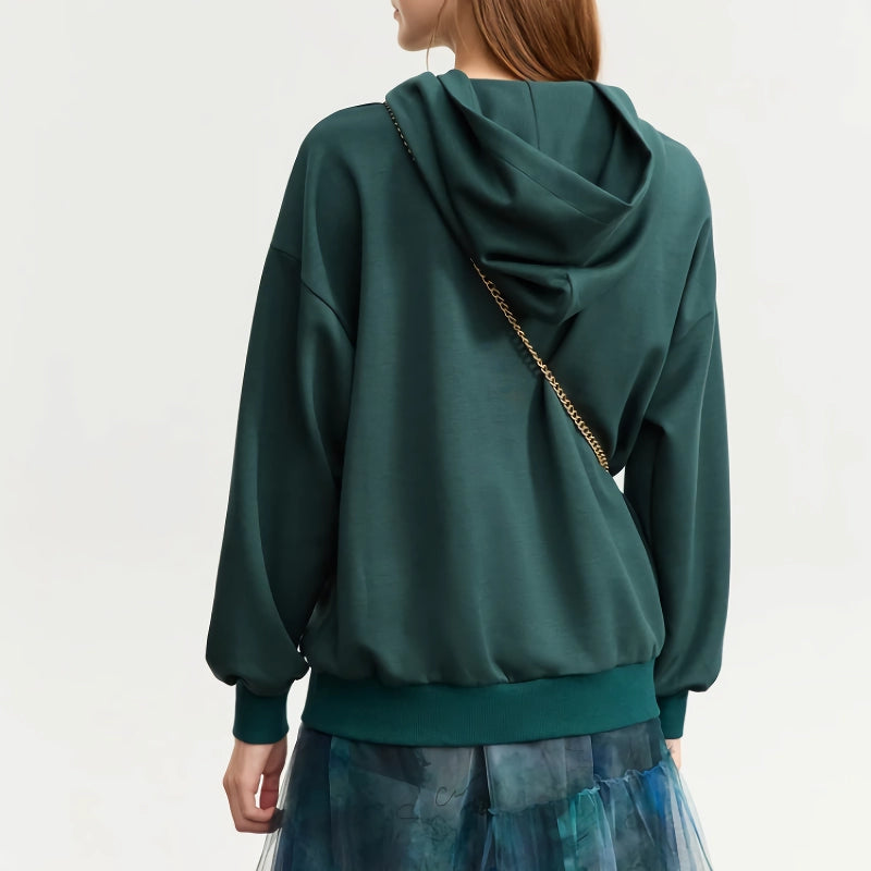 casual hooded sweatshirt, view 4 - MRSLM