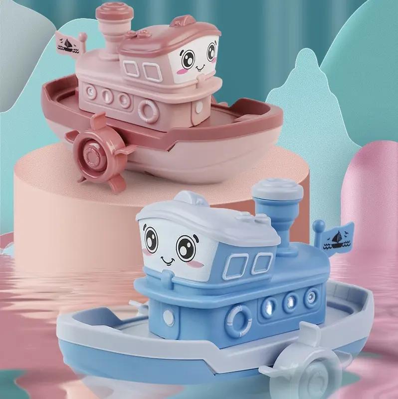 wind up cartoon ship bath toy - MRSLM