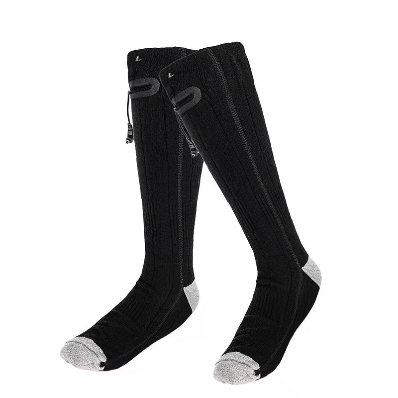 Rechargeable heated socks with battery, view 5 - MRSLM