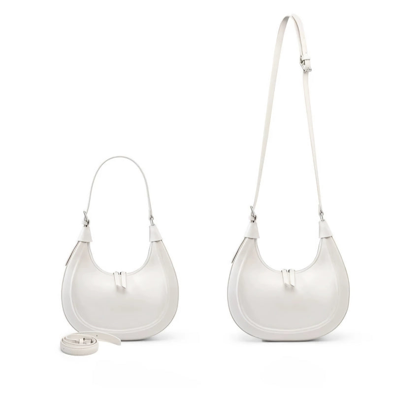 genuine leather moon bag, view 10 - MRSLM
